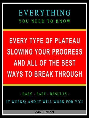 cover image of Every Type of Plateau Slowing Your Progress and All of the Best Ways to Break Through